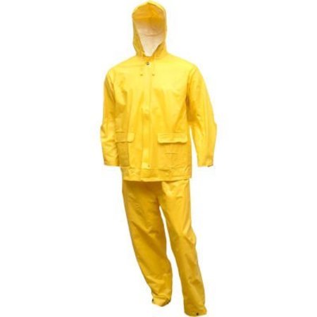 TINGLEY RUBBER Tingley® S62217 Tuff-Enuff Plus„¢ 2 Pc Suit, Yellow, Small S62217.SM